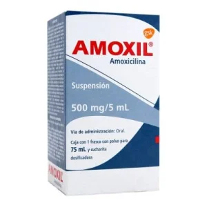 AMOXIL PEDIATRIC ORAL SUSPENSION AMOXICILLIN 250MG/5ML 75ML