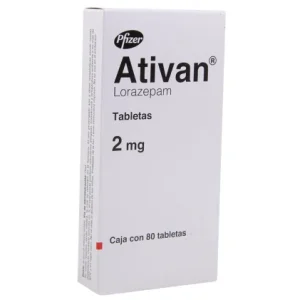 ATIVAN LORAZEPAM 2MG 80TABS