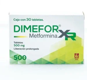 DIMEFOR XR METFORMIN 500MG 30TABS ER