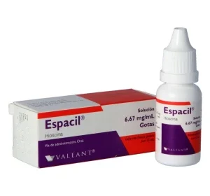ESPACIL PEDIATRIC ORAL SOLUTION (DROPS) HYOSICNE BUTYLBROMIDE 6.67MG/ML 15ML