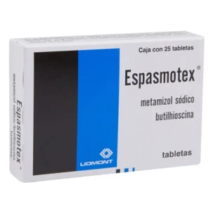 ESPASMOTEX HYOSCINE BUTYLBROMIDE-METAMIZOLE 10/250MG 25TABS