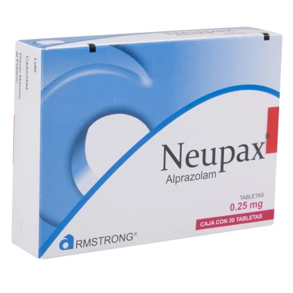 NEUPAX ALPRAZOLAM 0.25 MG 30TABS